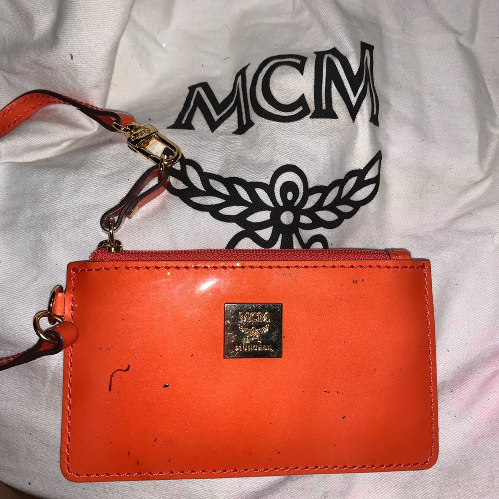 MCM wristlet wallet